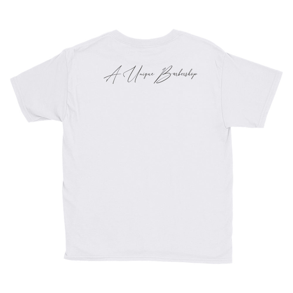 A UNIQUE BARBERSHOP Youth Short Sleeve T-Shirt