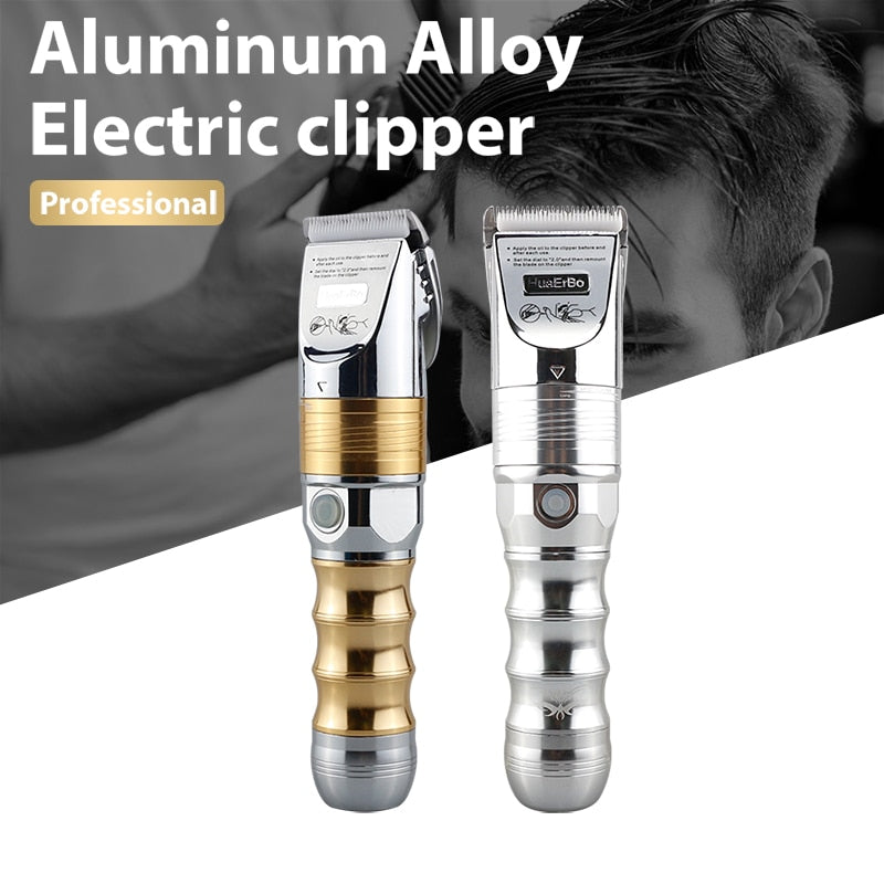 Barber Shop Professional Hair Trimmer Cordless Corded Use Electric Clipper Titanium Alloy Hair Cutting Machine Electric Clipper