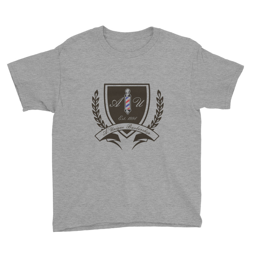 A UNIQUE BARBERSHOP Youth Short Sleeve T-Shirt