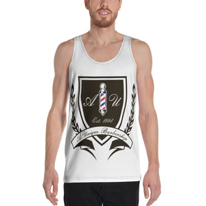 A UNIQUE BARBERSHOP Unisex Tank Top