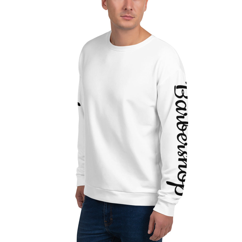 A Unique Barbershop Unisex Sweatshirt