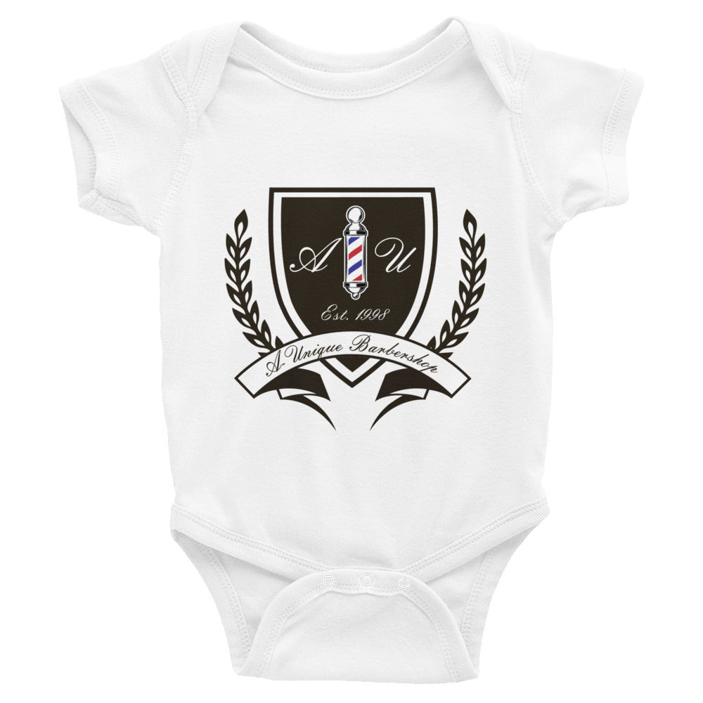 A UNIQUE BARBERSHOP Infant Bodysuit