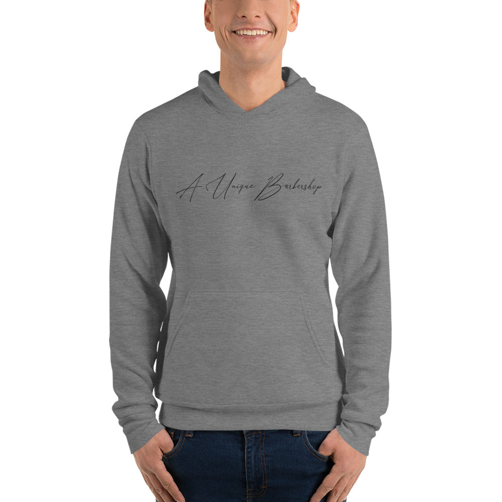 A Unique Barbershop Unisex logo hoodie