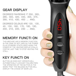 Multifunctional Hair Brush Straightener Comb Beard Straightener Heated Beard Brush Quick Hair Styler For Men